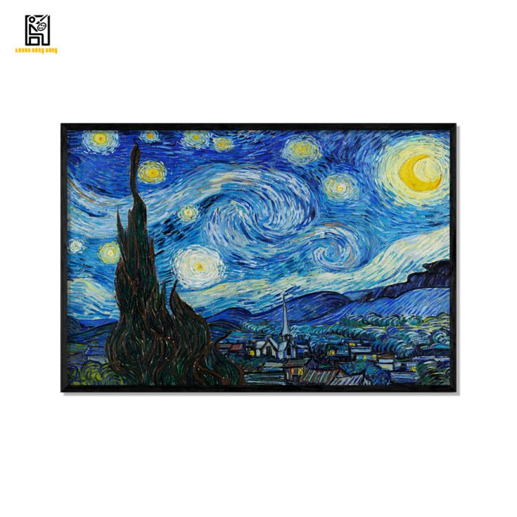 TRANH STARRY NIGHT CỦA DANH HỌA VAN GOGH