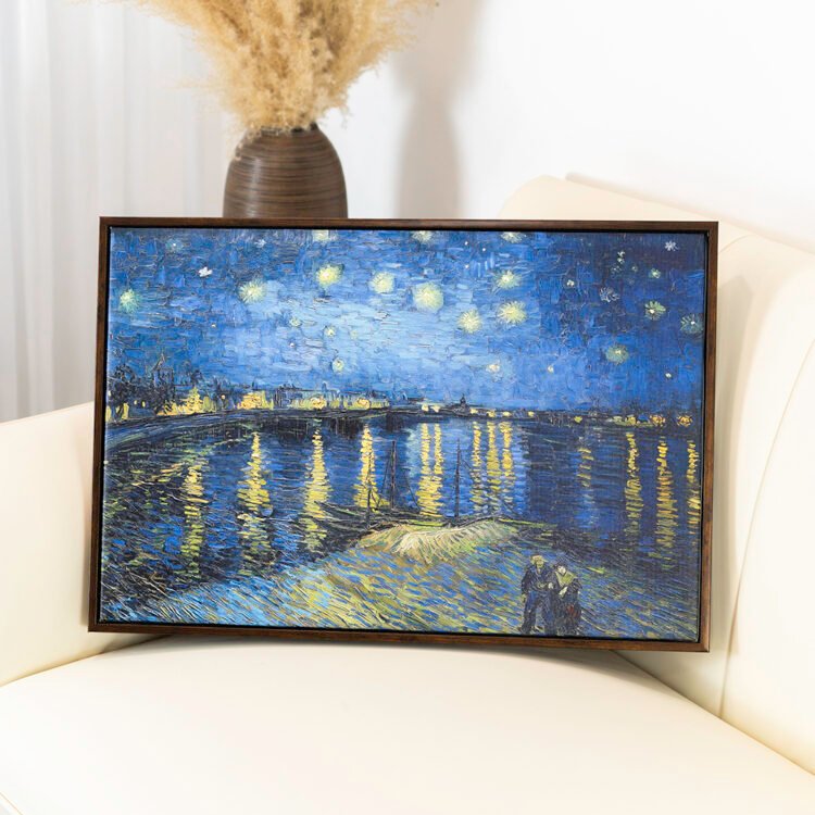 TRANH VAN GOGH STARRY NIGHT OVER THE RHONE