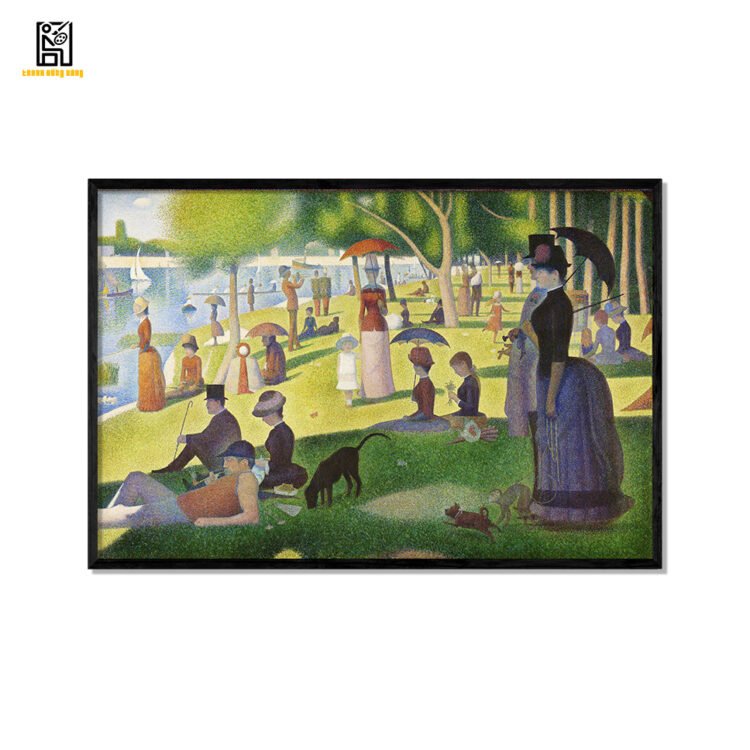 TRANH DANH HỌA Georges Seurat's A Sunday on La Grande Jatte