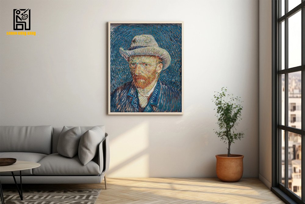 TRANH VAN GOGH CHÂN DUNG TỰ HỌA