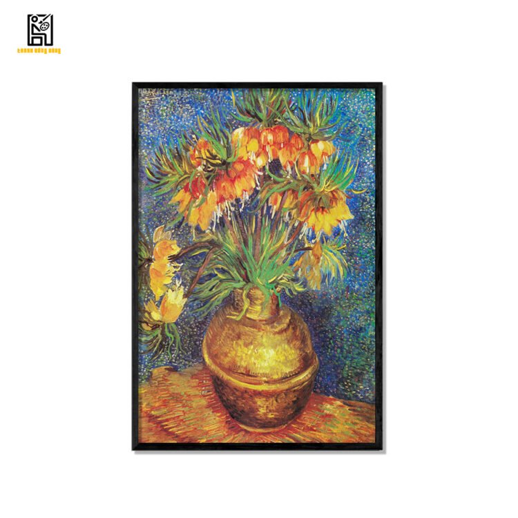 TRANH VAN GOGH Imperial Fritillaries in a Copper Vase