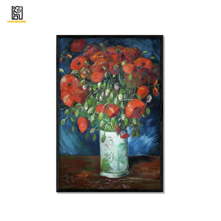 TRANH VAN GOGH Vase with Poppies